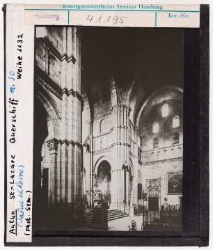 Autun: Kathedrale Saint-Lazare, Querschiff nach Südosten