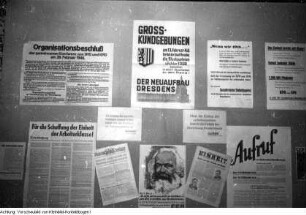 Dresden, Bühlau, Kurhaus. Gründungsparteitag der SED. Wilhelm Koenen, Mitglied des Zentralkomitees der Kommunistischen Partei Deutschlands (KPD), nach seiner Teilnahme an der Gründung der SED in Sachsen, 7. April 1946 & Dresden, Bühlau, Kurhaus. Gründungsparteitag der SED. Wilhelm Koenen, Mitglied des Zentralkomitees der Kommunistischen Partei Deutschlands (KPD), 7. April 1946 & Dresden, Bühlau. VKHS, 1946