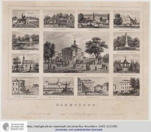 Darmstadt and its environs : Bildliche Darstellung