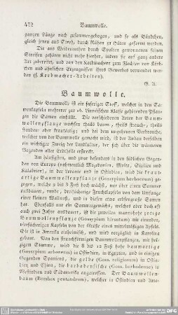 Baumwolle