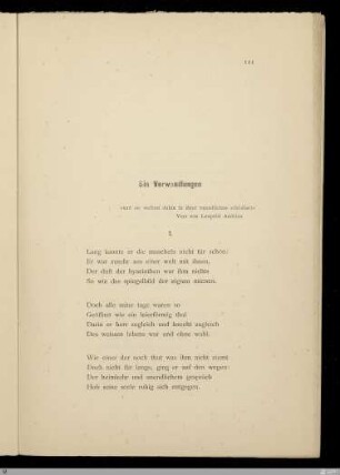Die Verwandlungen