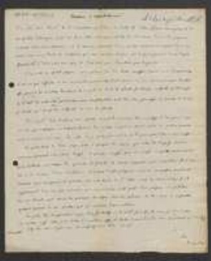 Brief von Christian Friedrich Schwägrichen an Jeunet Duval
