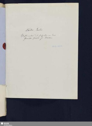 Nr. 191. Müller, Gustav Otto