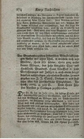 Brandenburgische historische Münzbeslustigungen. T.5.
