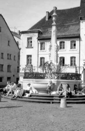 Saarbrücken, St. Johann: Der große Marktbrunnen