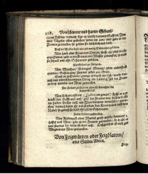 Von Feigwärtzen oder Feigblatern/ oder Güldin Adern