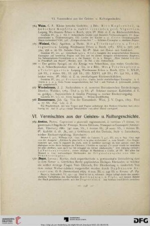 Vermischtes aus der Geistes- und Kulturgeschichte (Nr. 569-588)