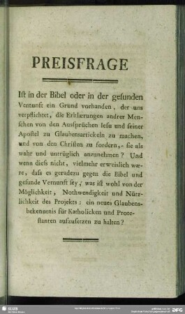Preisfrage
