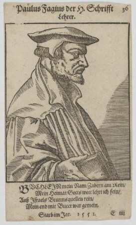 Bildnis des Paulus Fagius