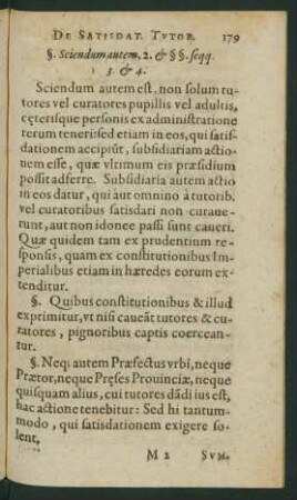 §. Sciendum autem, 2. [et] §§. seqq. 3. [et] 4.