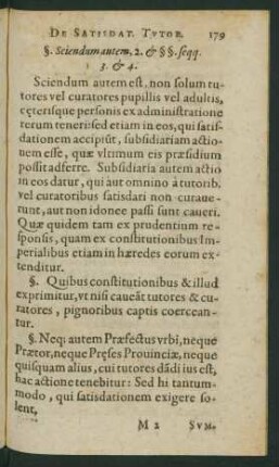 §. Sciendum autem, 2. [et] §§. seqq. 3. [et] 4.