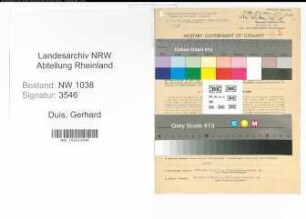 Entnazifizierung Gerhard Duis , geb. 26.05.1899 (Schiffsfuehrer)