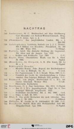 Nachtrag (Nr.723-803)