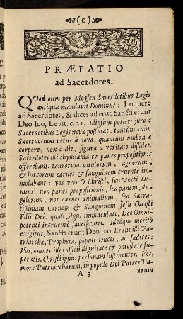 5-8, Praefatio ad Sacerdotes