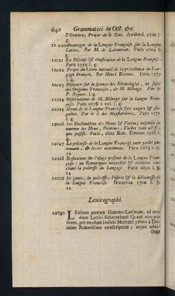 640-656, Lexicographi - Bibliothecarii