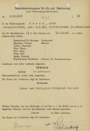 Feder, Kurt