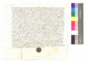 Conz Abelin, genannt Hetzen, Conz von Belzhage, Gefängnis; Siegel: Hermann von Neuenstein.
