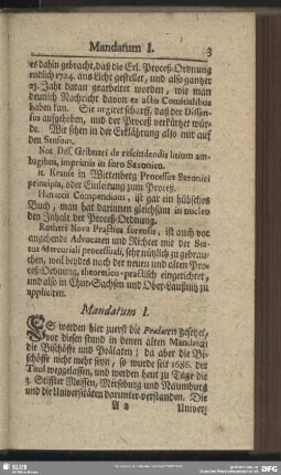 Mandatum I.