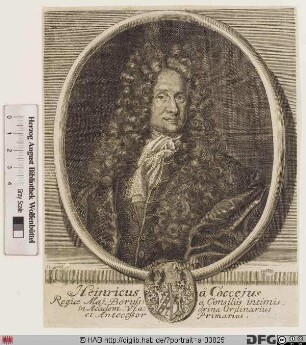 Bildnis Heinrich (1702 von, 1713 Frhr. von) Cocceji (eig. Coch)
