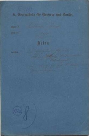 Einführungspatent des Albert Häberle, Uhrenmacher in Überlingen, auf eine eigentümliche Konstruktion von Schwarzwälderuhren