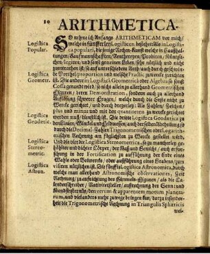 Arithmetica.