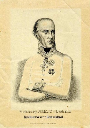 Bildnis von Johann (1782-1859), Erzherzog von Österreich