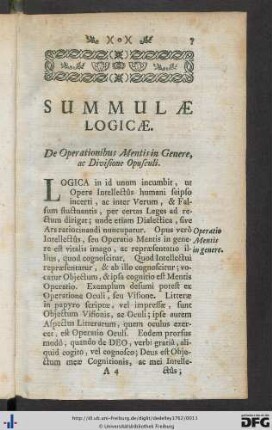 Summulae Logicae.