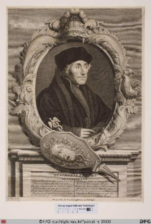 Bildnis Desiderius Erasmus, gen. Erasmus von Rotterdam