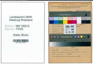 Entnazifizierung Bruno Grass, geb. 17.04.1921 (Angestellter)