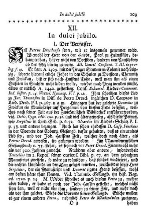 XII. In dulci jubilo.