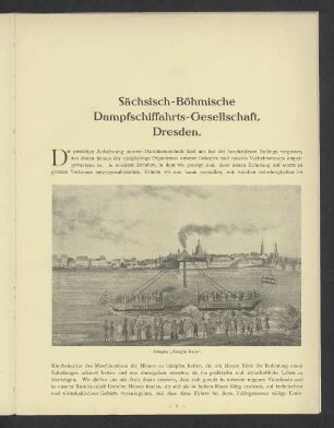 Sächsisch-Böhmische Dampfschifffahrts-Gesellschaft Dresden.