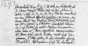 Brief an Oskar Bie