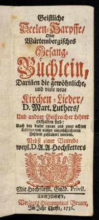 1r, Titelblatt