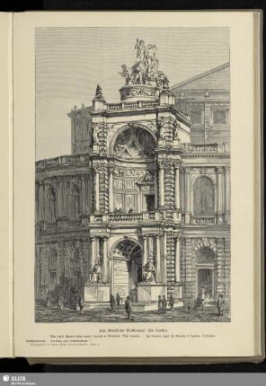 Das Dresdener Hoftheater: Die Exedra