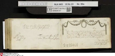 Stammbuch des Ernst Philipp Ludwig Zellmann (1763-1795) aus
                           Braunschweig