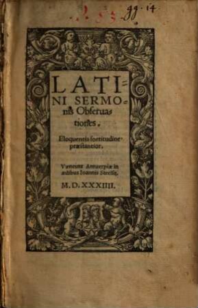 Latini sermonis observationes