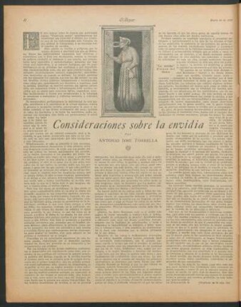 Consideraciones sobre la envidia