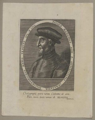 Bildnis des Paulus Manutius