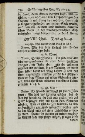 Der VIII. Theil. Vers 43b.-45.