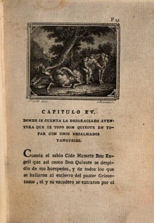 El Ingenioso Hidalgo Don Quixote de La Mancha, 2. Parte primera