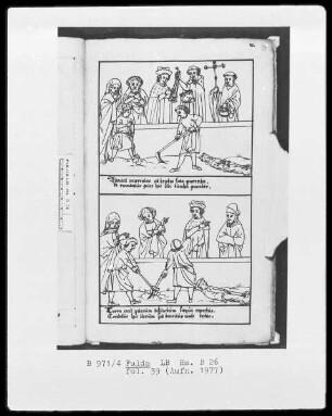 Illustrationen zur Vita Sancti Benedicti & Bis-Bini-Vita — ---, Folio 39 rectoBildseite