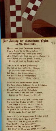 Der Auszug der akademischen Legion am 25. April 1848