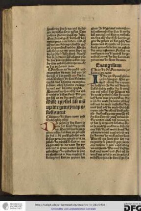 Disse eypstel list man up der gemeyn apostell avent.
