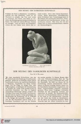 27: Der Neubau der Hamburger Kunsthalle