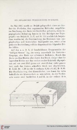 14: Ein arkadisches Weihgeschenk zu Delphi