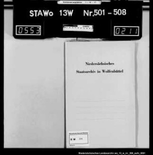 Exemtensteueranlage der Communen Destedt m. Hemkenrode