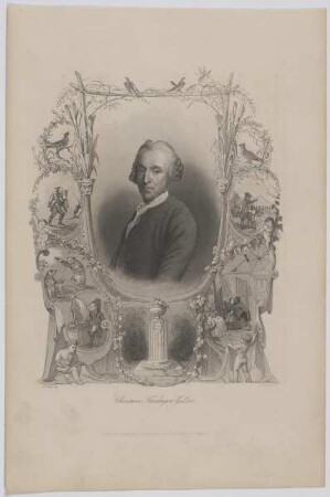 Bildnis des Christian Fürchtegott Gellert