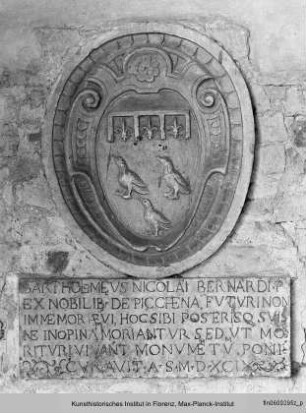 Epitaph des Bartholomäus Nicolai Bernardi