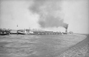 Elbschiffer, Schleppzug auf der Elbe