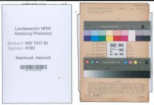 Entnazifizierung Heinrich Keinhorst , geb. 10.02.1886 (Rektor)